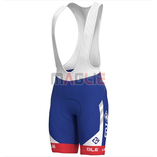 2018 Maglia Groupama FDJ PRS Manica Corta Bianco e Blu